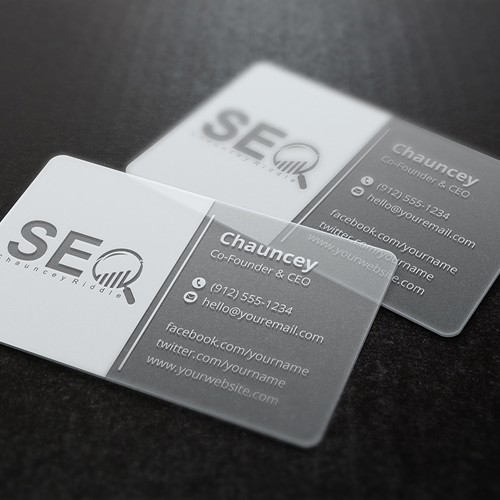 A professional High End digital marketing business card | Business card ...