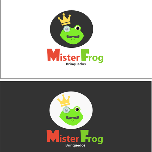 Mister Frog Toy Shop Searchs: Logo + Visual Identity Design by Mateus Monteiro
