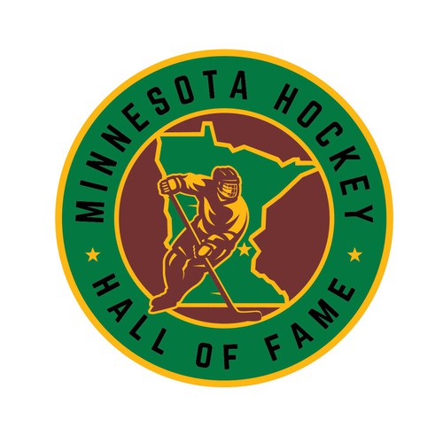 MN Hockey Hall of Fame Logo Design by fs42158