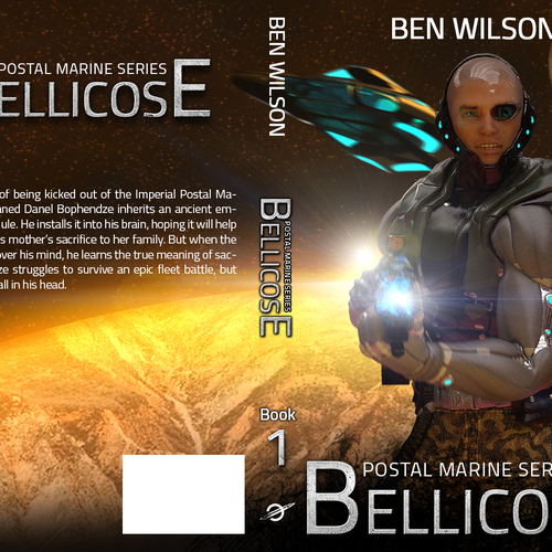 Sci-Fi Novel Cover Design, Start of Series. Design by ROALDIMAGEN
