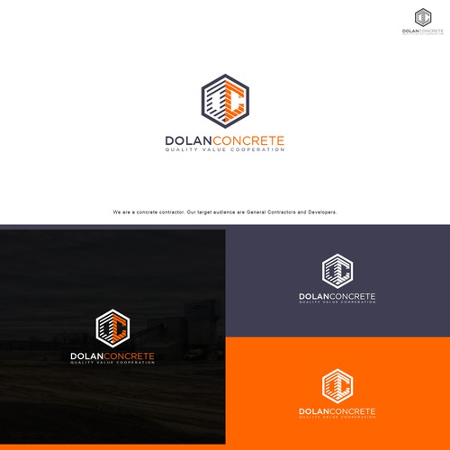 Dolan Concrete Logo Design by Brainify