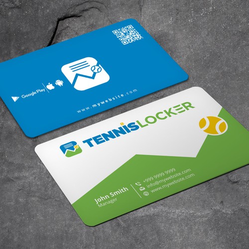 Business Card Design for a Mobile App Business card contest