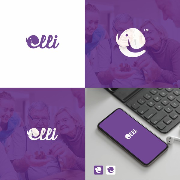 Logo design for a dementia care app