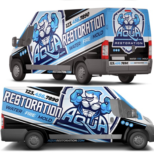 Sharp van wraps Design by Nick T.