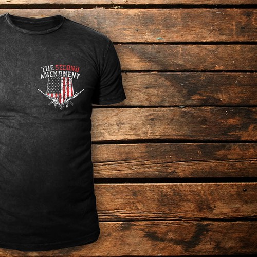 American flag gun themed tshirt Tshirt contest