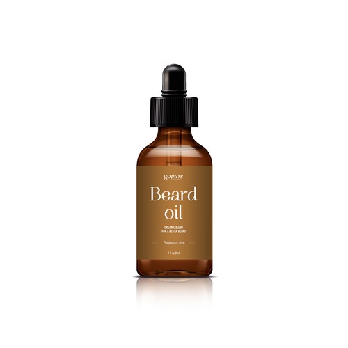 Create a High End Label for an All Natural Beard Oil! Design réalisé par Dennotben