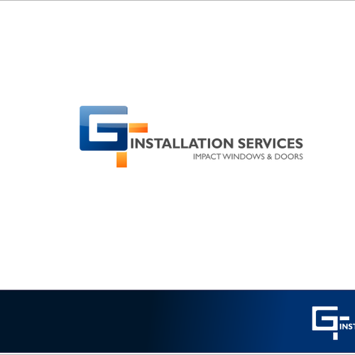 Create the next logo and business card for GT Installation Services Diseño de Grim