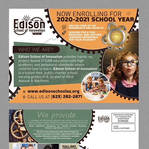 Postcard, flyer or print contest entry by Logicainfo ♥