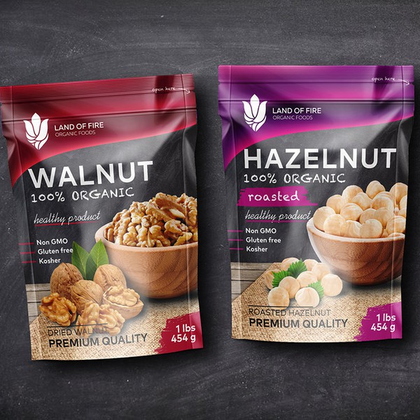 Nuts packaging design