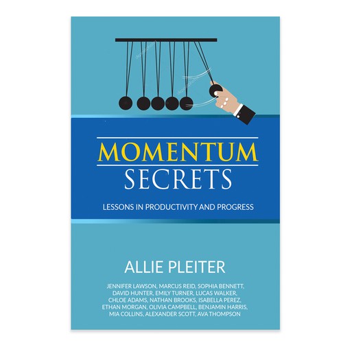 Create a cover for a book about Lessons in Productivity and Progress Design by Retina99