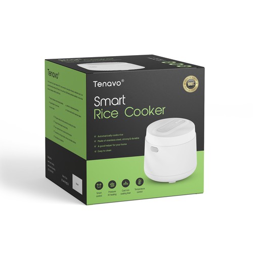 Design a modern package for a smart rice cooker Diseño de Shreya007⭐️