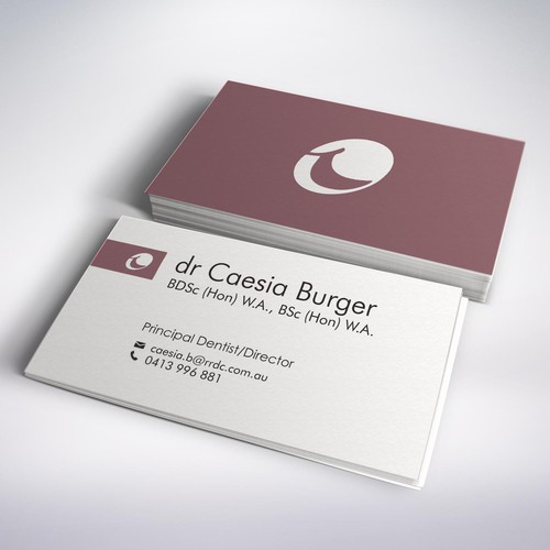 grintdeverauxさんのcreate professional cards for our dental businessデザイン