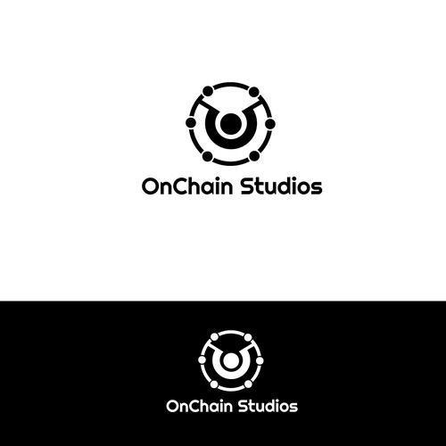 Logo for new Blockchain Gaming company Diseño de iz.