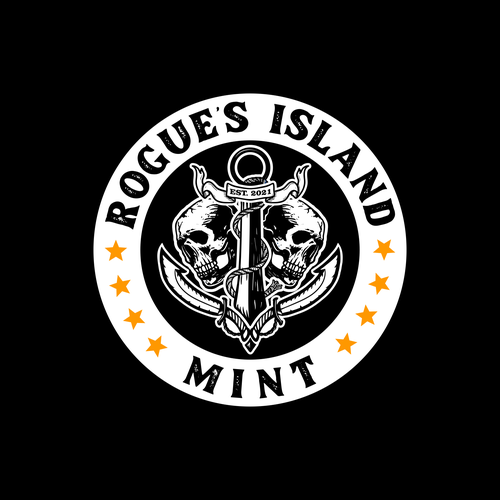 Rogue's Island Mint Logo Design by Ongie