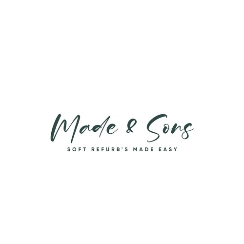 Luxury Meets Ease: Logo & Card Design for Made & Sons Design by S H A Y