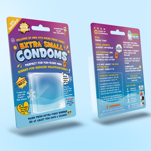 Design packaging for a hilarious gag prank gift! Design by Digisolz Creation