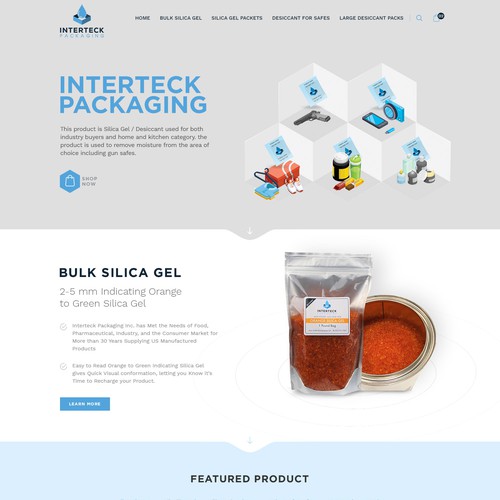 Buy Blue Indicating Silica Gel online at Interteck Packaging