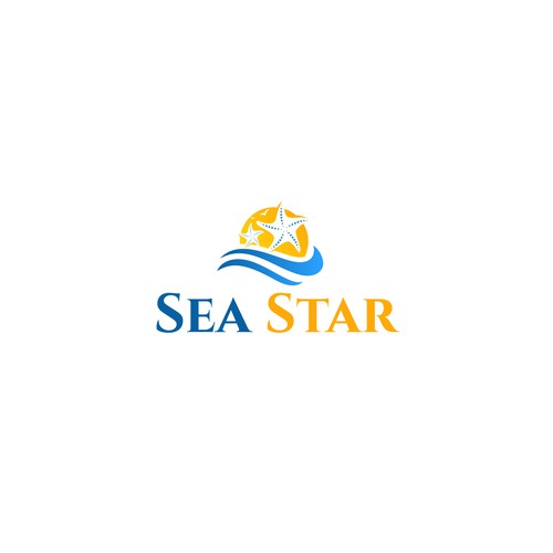 Design a beautiful, fun logo for our boat Sea Star Design by smitadesign