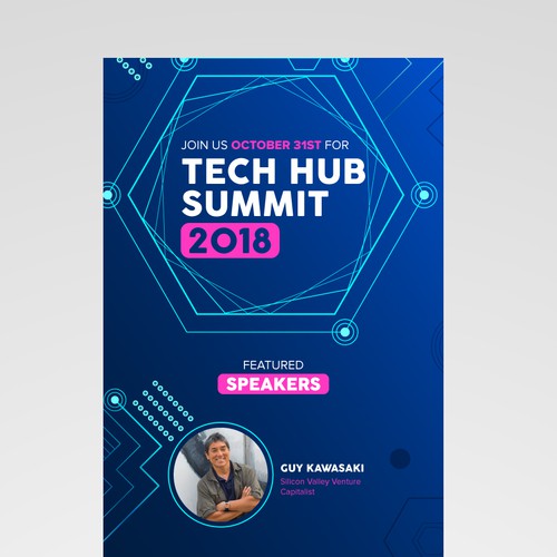 Technology Event Invitation - '2nd Annual Tech Hub' Design by Ali Desir