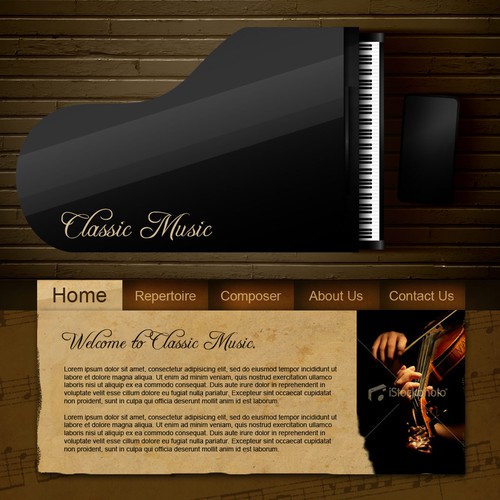 1-3 Page Website Template Design von youknowme
