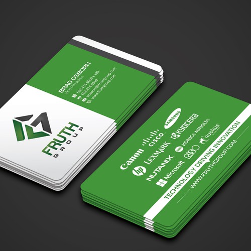 New High Tech Business Cards for High Tech Company Design by (VEER)