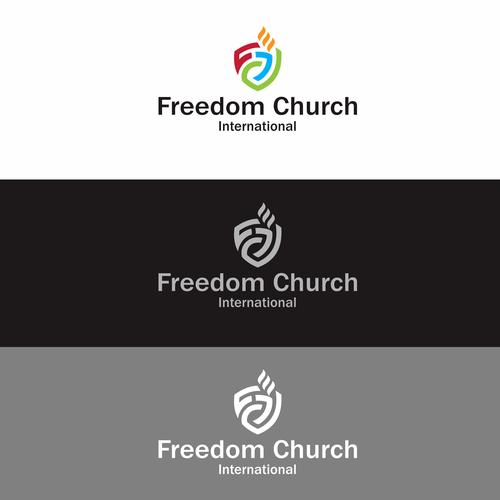 Freedom Church Logo Design Design by dasamuka1000