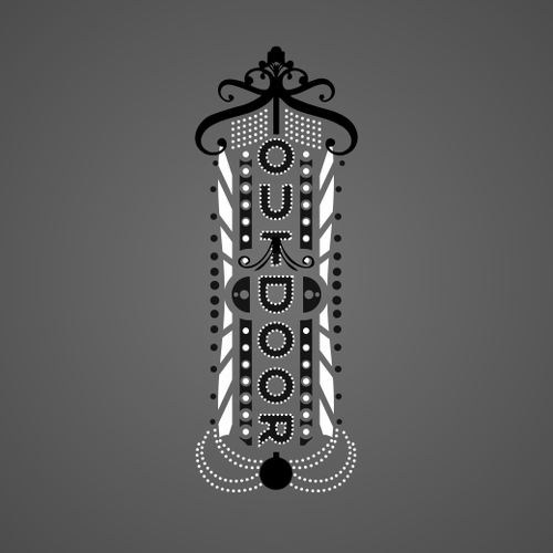 Designs | Simple Black and White Clip Art Graphic | Illustration or