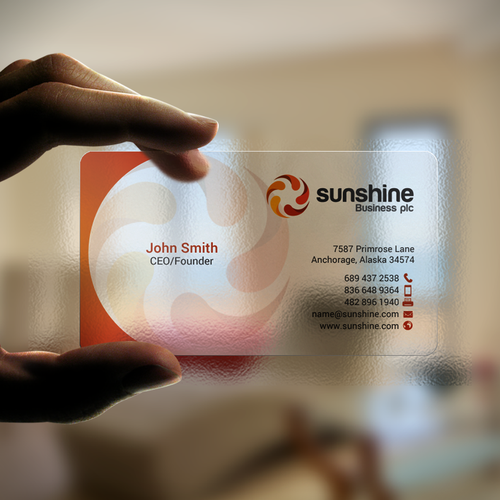 Sunshine | Business card contest