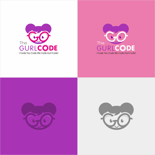 Ultimately the Cutest Dopest Techiest Logo & Website for Girls!!! Design by Grad™