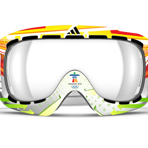 Design adidas goggles for Winter Olympics デザイン by smallheart