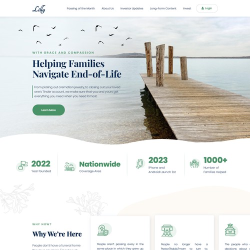 Fake Tech Startup in the Funeral Industry Seeking Website Design Design by ⚡️unbox.style⚡️