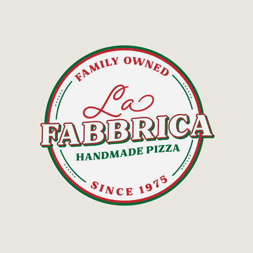 We need a powerful logo for our pizza production - La Fabbrica Réalisé par Bilgewater Design