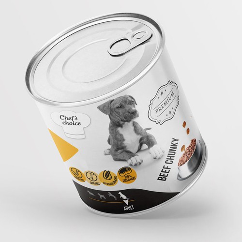 Design a super premium pet food packaging! Design by Budour A.