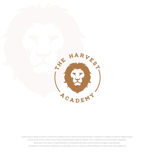 Harvest Academy Lions Mascot Design by Sarib siddiqui