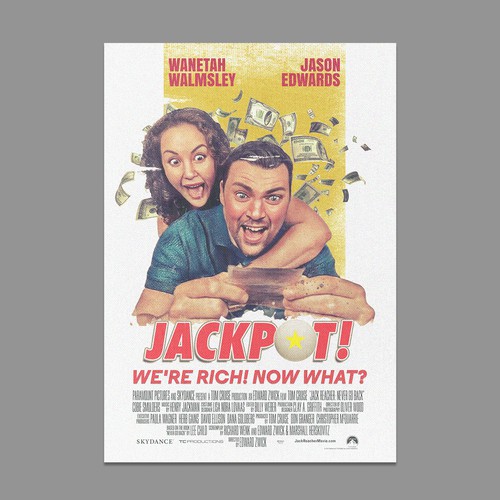 JACKPOT! The Comedy Short Film Poster Design Challenge" Design by CUPEDIUM