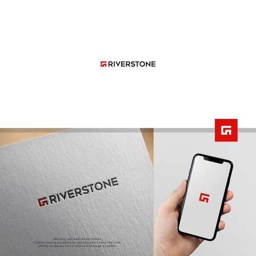 Riverstone Getting Started Logo Diseño de drow '