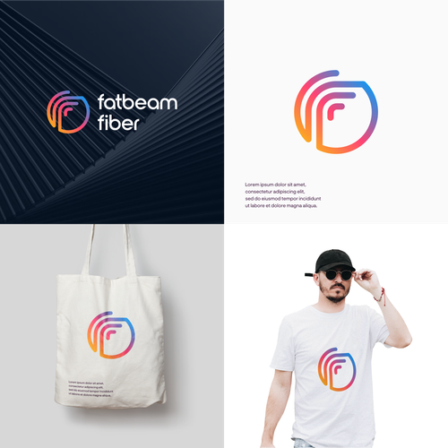 Fatbeam Fiber logo Design by Hants ℠