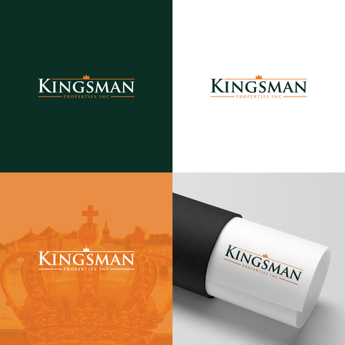 Kingsman Properties logo Design by Naztudio