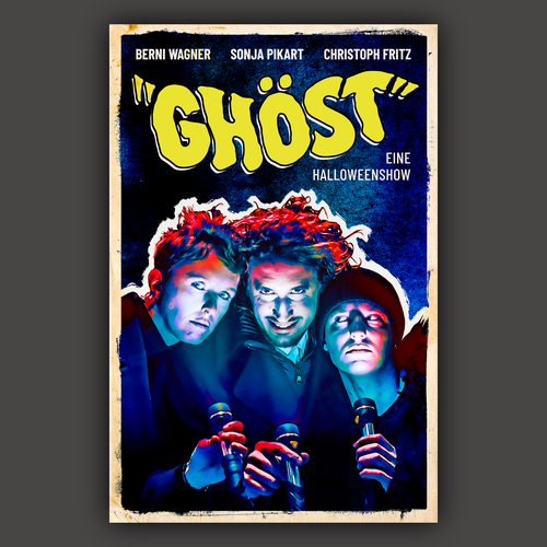 Poster for a Horror-Comedy Show Diseño de Alain Dourron