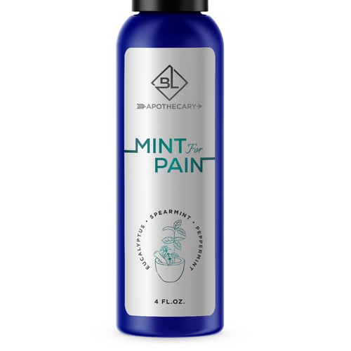 Pain Spray Label Design by Rifat_Jishan