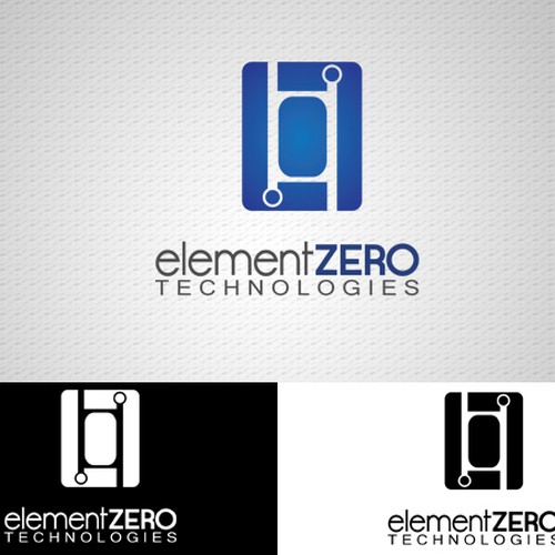 logo for Element Zero Technologies Design by FireNIceDesigns