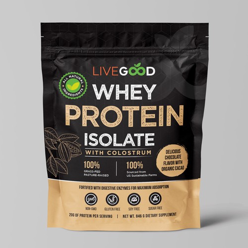 NEW - ***GUARANTEED PRIZE*** Packing Design for Protein Powder Design by M.Siddique