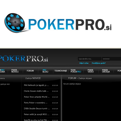 Poker Pro logo design Design von APM1