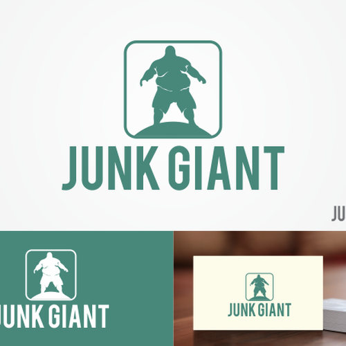 Create a modern, eye-catching logo for junk removal company Junk Giant. Design by Brainstorming_day