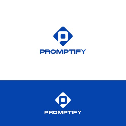 Modern, Simple and Sleek Logo for Promptify.com Design by GWINCHY