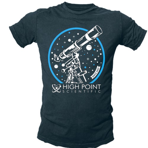 High point scientific t shirt design T shirt contest 99designs