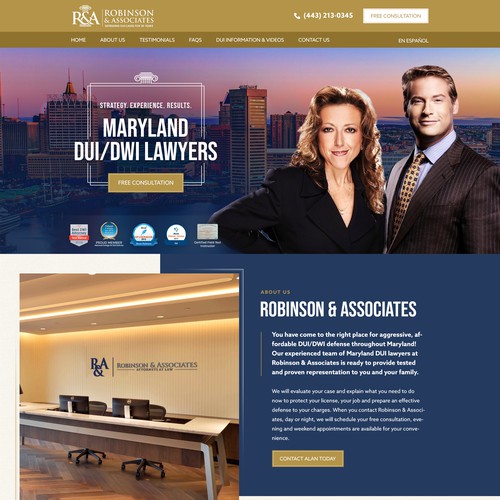 DUI Lawyer Landing Page Design by pixelwebplanet