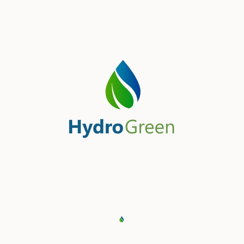 Diseño de Sleek bold logo for hydroseeding company water droplet/grass de Owlman Creatives