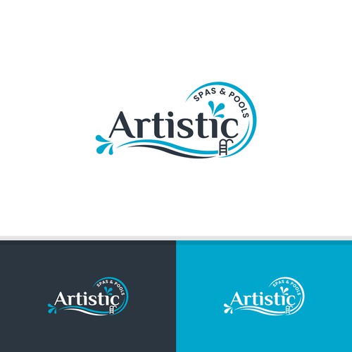 Design a classy logo for a custom pool builder Design by sabhu07