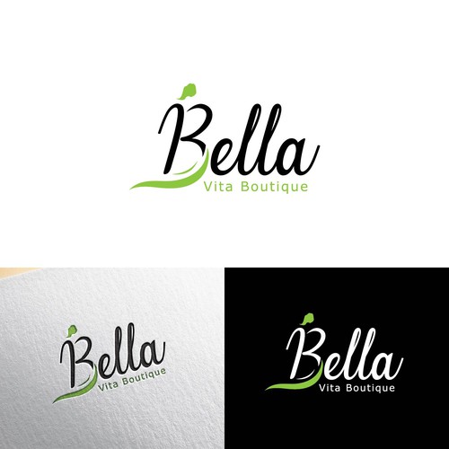 Design a beautiful logo for a eco friendly women's clothing store at the beach. Design by 123Graphics